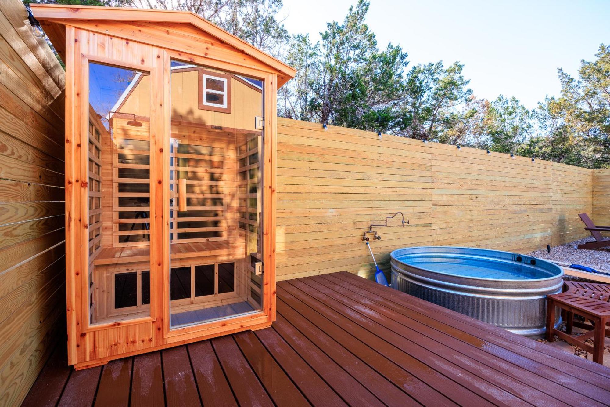 Romantic Luxury Retreat Hot Cold Pool & Sauna 温伯利 外观 照片
